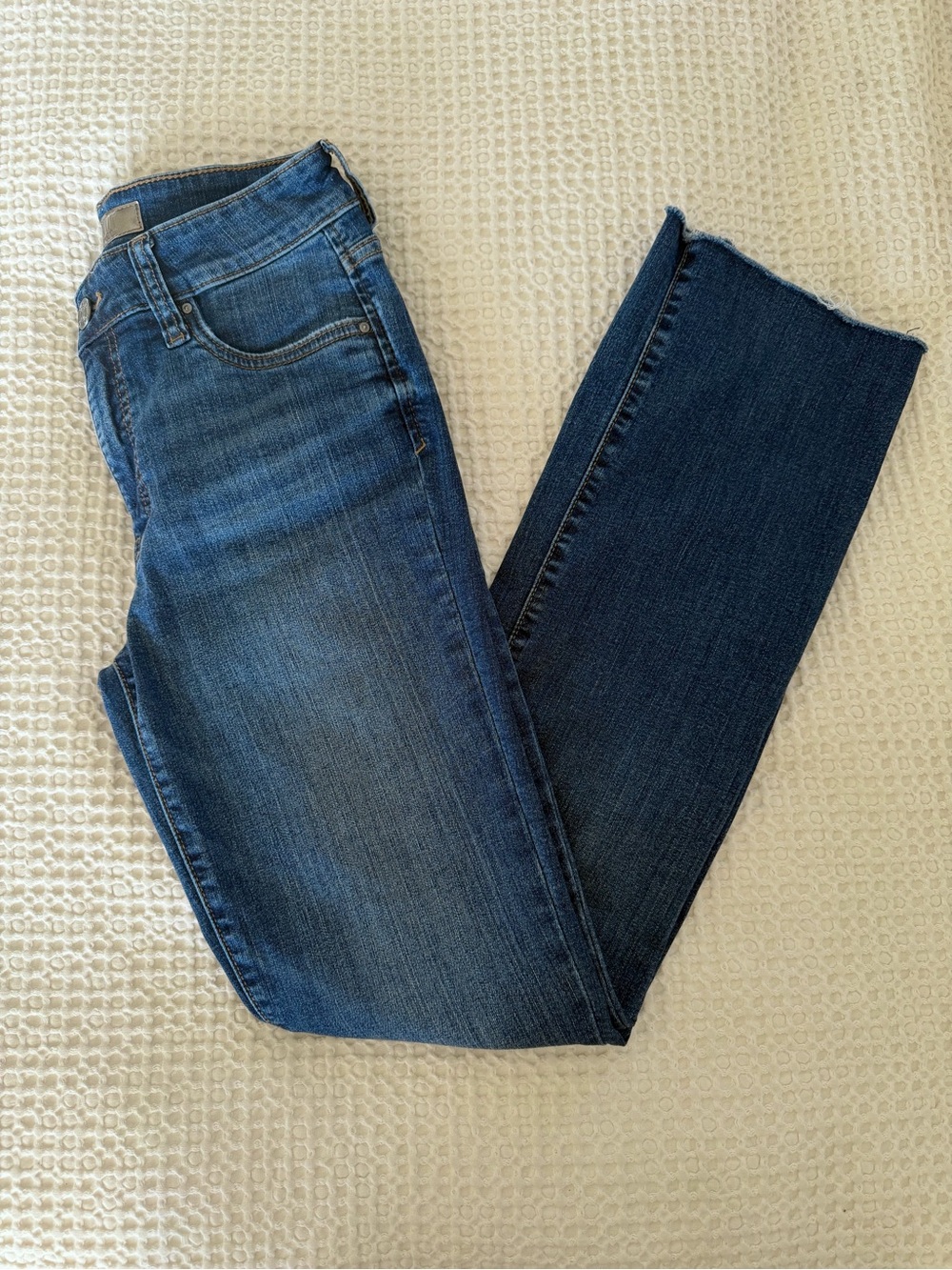 KUT From the Kloth Natalie Fab Ab High Rise Bootcut Jeans 2 Raw Hem - Picture 7 of 11